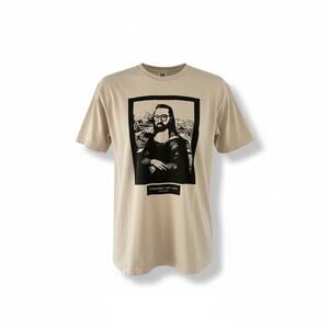 Comfort Colors Mona Lisa Graphic T Shirt Chaparral Art Club Tees Men’s Large